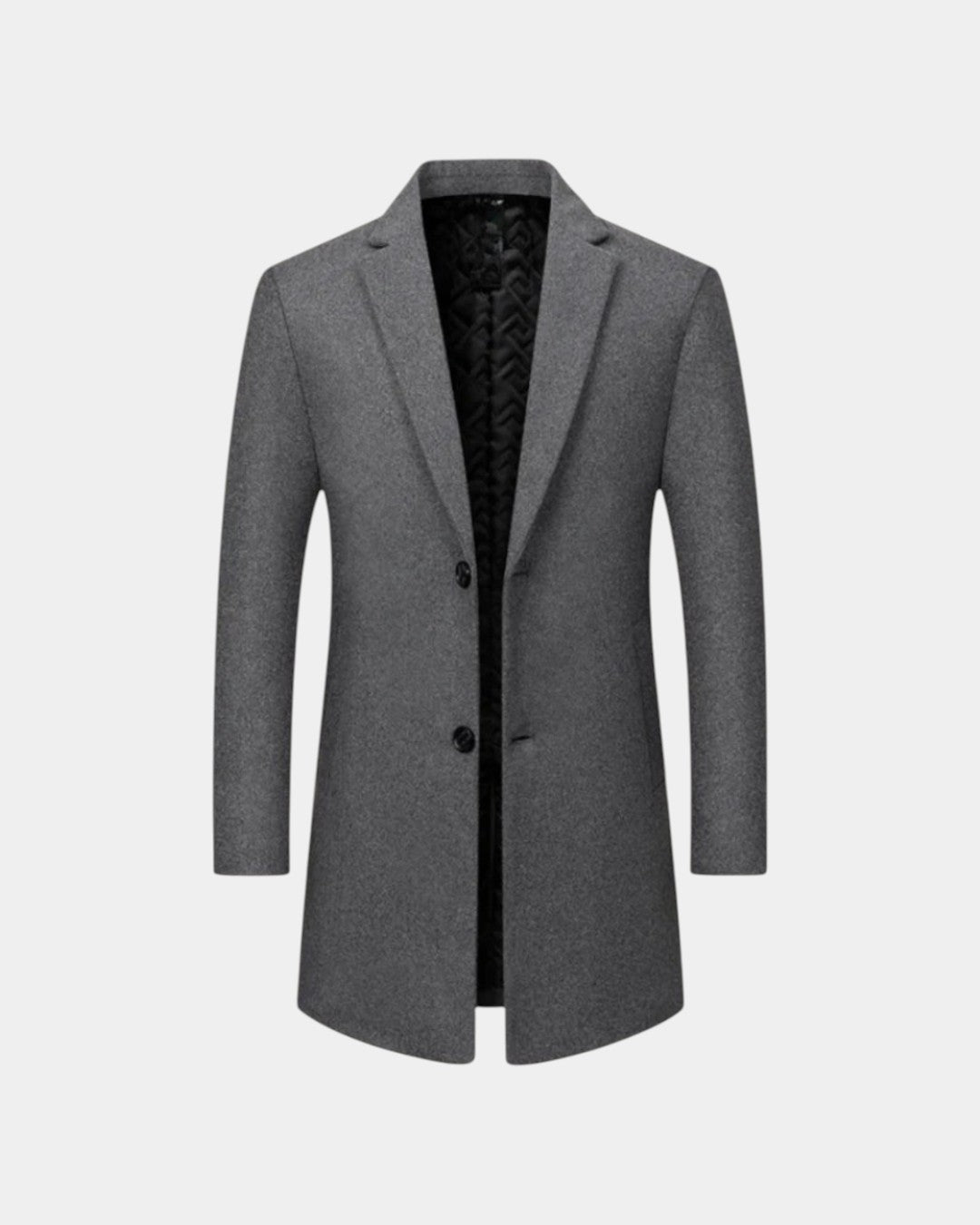 Wool Blend Formal Overcoat
