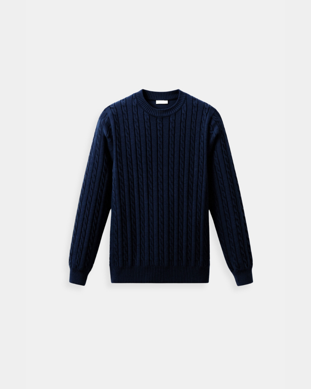 Premium O-Neck Ribbed Pullover