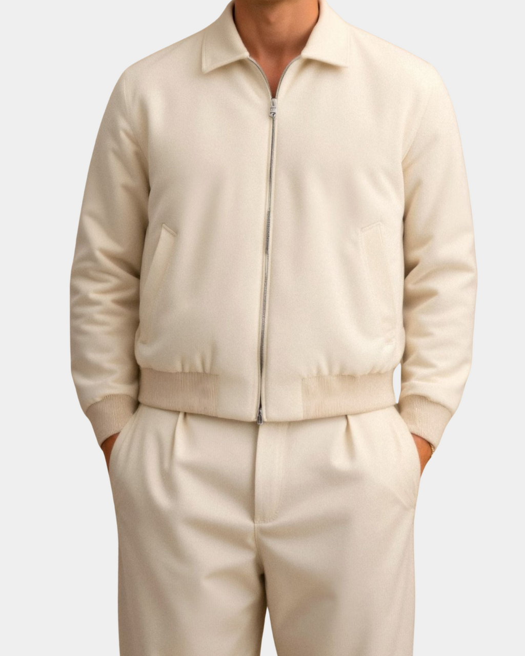 Premium Modern Classic Polo Collar Jacket