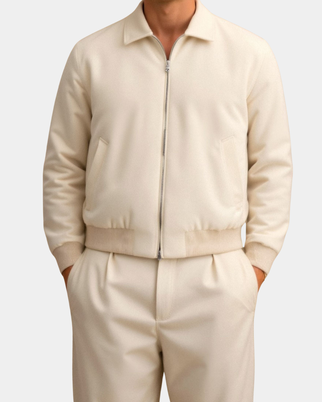 Premium Modern Classic Polo Collar Jacket